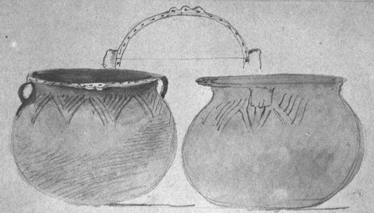 Caborn-Welborn decorated jar drawing