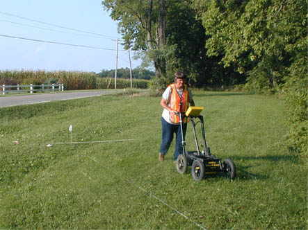 Jocelyn  Turner useing the GPR unit