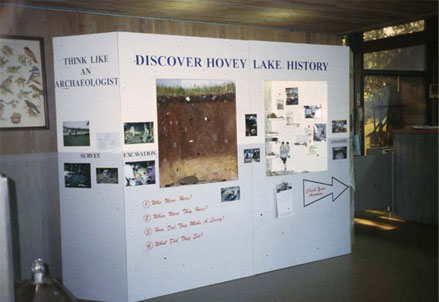 Exhibit from a past Indiana Archaeology Month