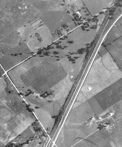 Airphoto of Prather Site area (circa 1940)