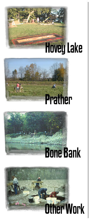 Hovey Lake, Prather, Bone Bank, or Other Work image map